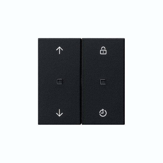 Gira 5363005 S3000 BedienAufsatz Memory Pfeile System 55 Schwarz m