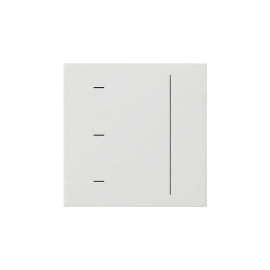 Gira 536503 S3000 TouchAufsatz System 55 Reinweiß
