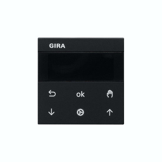Gira 5366005 S3000 Jal.-/Schaltuhr Display System 55 Schwarz m