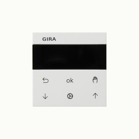 Gira 536627 S3000 Jal.-/Schaltuhr Display System 55 Reinweiß m