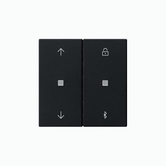 Gira 5367005 S3000 Jal.-/Schaltuhr Bluetooth Pfeile System 55 Schwarz m