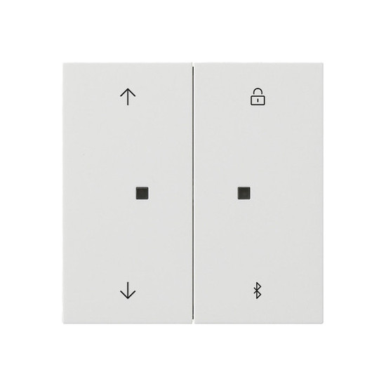 Gira 5367112 S3000 Jal.-/Schaltuhr Bluetooth Pfeile Flächenschalter Reinweiß