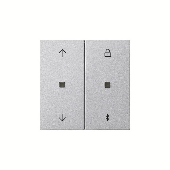 Gira 536726 S3000 Jal.-/Schaltuhr Bluetooth Pfeile System 55 F Alu