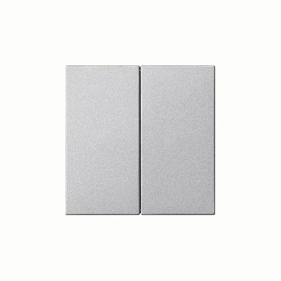 Gira 537026 Wippe 2-fach unbedruckt System 55 F Alu
