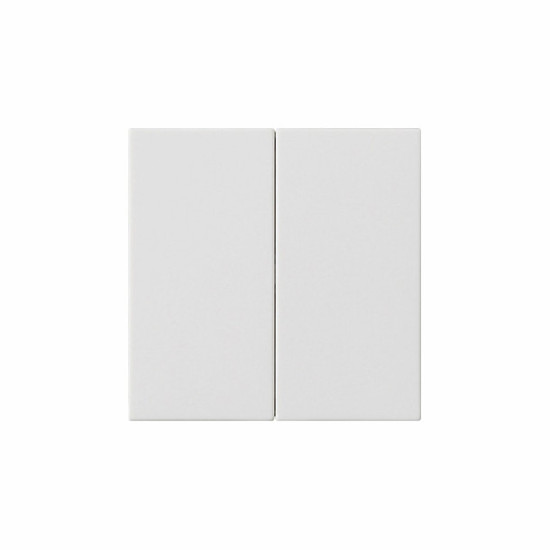 Gira 537027 Wippe 2-fach unbedruckt System 55 Reinweiß m