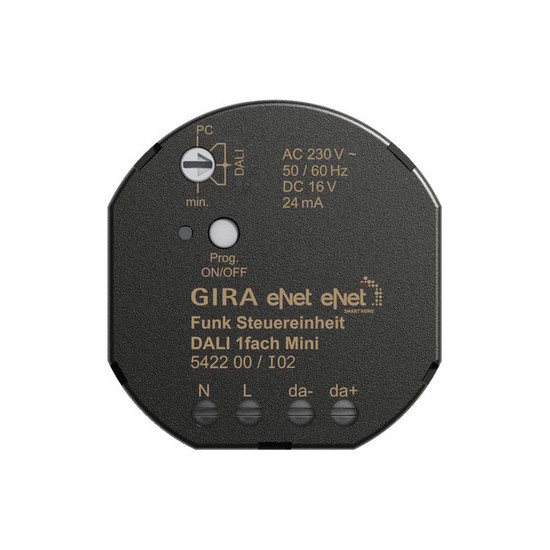 Gira 542200 Funk Steuereinheit DALI 1-fach Mini Gira eNet