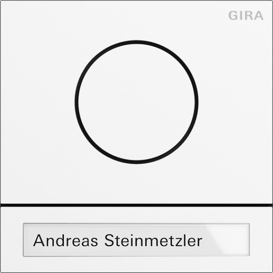 Gira 5565902 Türstationsmod. System 106 Verkehrsweiß(lack.)