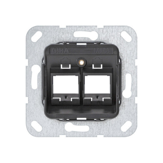 Gira 560600 Modular-Jack-06 2-fach Tragring