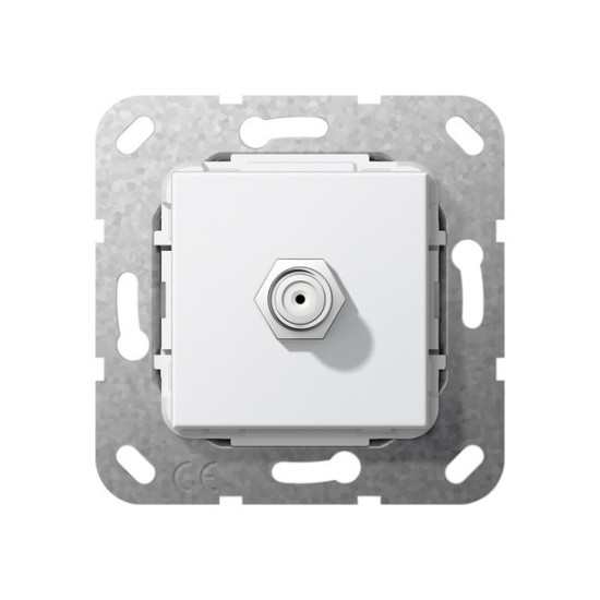 Gira 565003 SAT-F-Buchse Kpl. Einsatz Reinweiß