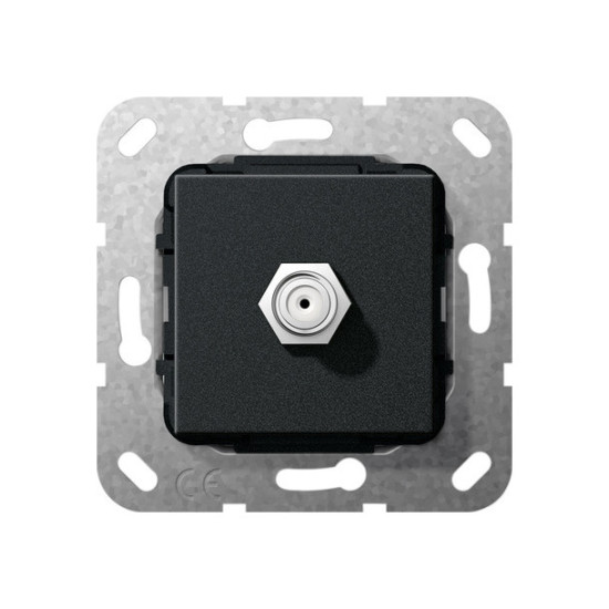 Gira 565010 SAT-F-Buchse Kpl. Einsatz Schwarz m