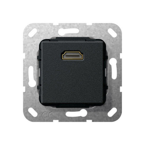 Gira 566910 HDMI Kpl. Einsatz Schwarz m