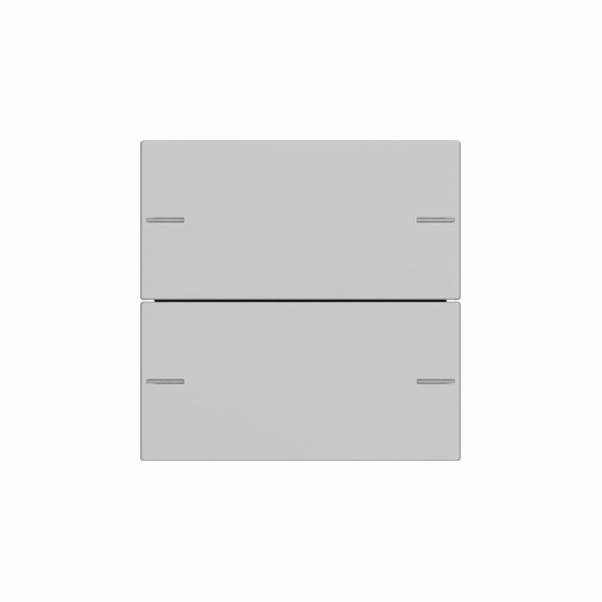 Gira 5752015 Wippenset 2-fach Tastsensensor 4.55 Grau m