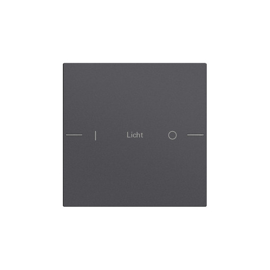 Gira 576128 Wippenset 1-fach individuell Tastsensensor 4.55 Anthrazit