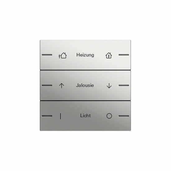 Gira 5763600 Wippenset 3-fach individuell Tastsensensor 4.55 Edelstahl