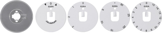Gira 818300 Set Symbolscheiben Knebel Zubehör