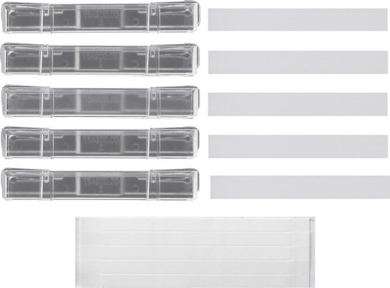 Gira 818400 Set Beschriftungsfeld (50 Stck.) Standard 55