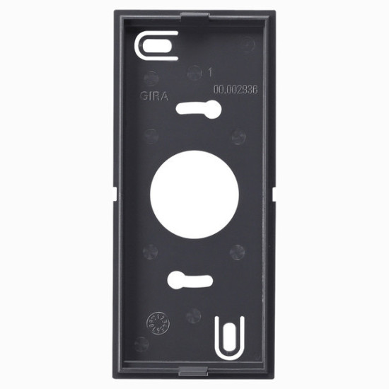 Gira 850528 Montageplatte Wohnungsstation AP + Gong System 55 Anthrazit