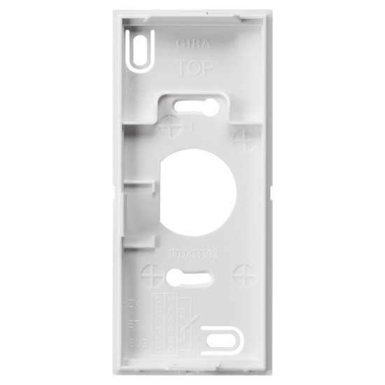 Gira 851003 Montageplatte Wohnungsstation Video AP System 55 Reinweiß