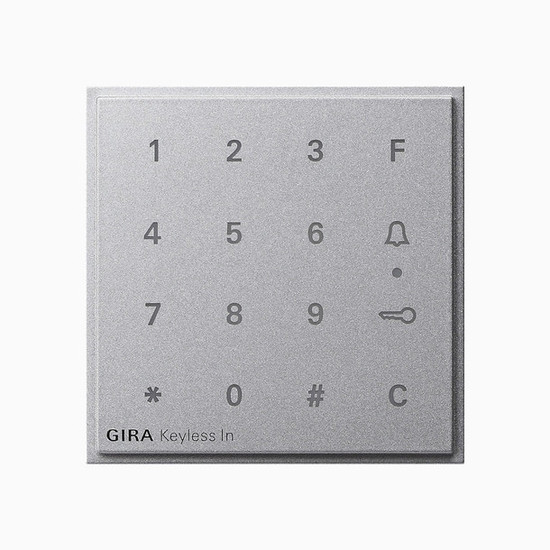 Gira 851365 Aufsatz Codetastatur Gira TX_44 F Alu