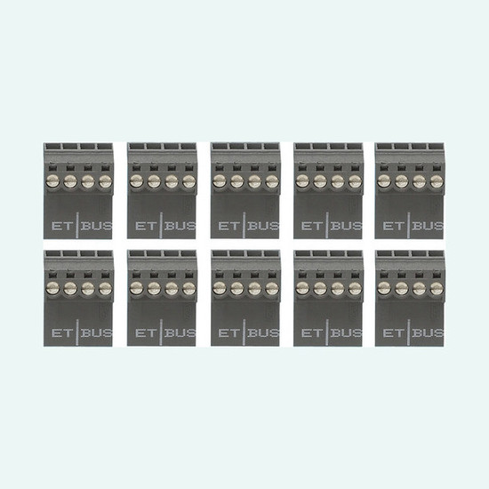 Gira 851800 Set Anschlusskl. 10 Stck. Wohnungsst.AP Türkommunikation