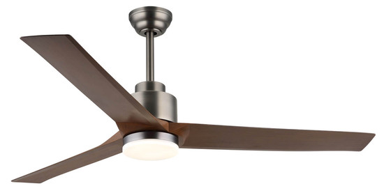 Globo Modesto LED Deckenventilator 20W CCT Grau Dunkel, Metall Fernbedienung Nachtlicht Memoryfunktion Ø17,5cm 03607