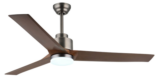 Globo Modesto LED Deckenventilator 20W CCT Grau Dunkel, Metall Fernbedienung Nachtlicht Memoryfunktion Ø17,5cm 03607