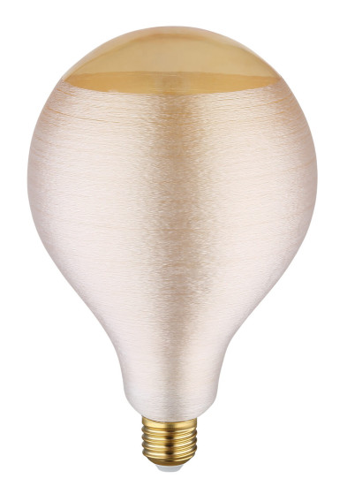 Globo Lampe E27 Leuchtmittel E27 4W Warmweiß Amber, Glas Ø13cm 11537A