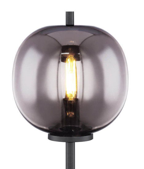 Globo Blacky E14 Tischleuchte 40W Schwarz, Metall Ø18,5cm 15345T