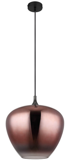 Globo Maxy E27 Hängeleuchte 60W Schwarz Matt, Metall Ø40cm 15548H2G