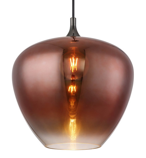 Globo Maxy E27 Hängeleuchte 60W Schwarz Matt, Metall Ø40cm 15548H2G