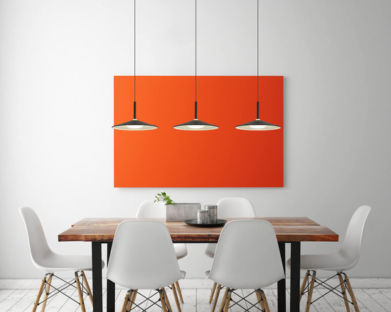 Globo Lampone LED Hängeleuchte 24W Neutralweiß Schwarz Matt, Metall Ø25cm 15635S-3