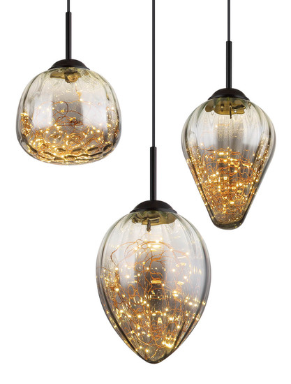 Globo Firefly LED Hängeleuchte 48W Warmweiß Schwarz Matt, Metall 120cm 15642-6
