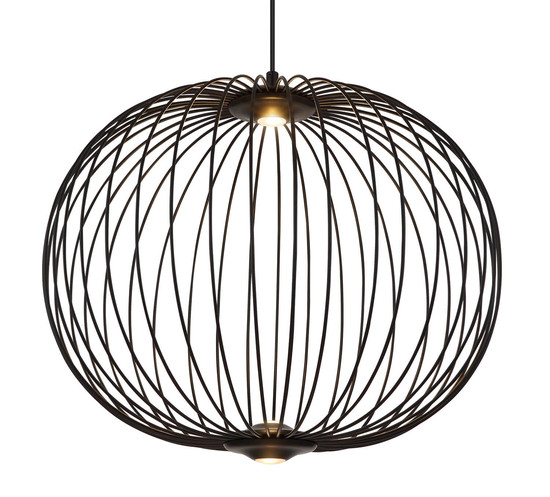 Globo Galway LED Hängeleuchte 15W Warmweiß Schwarz Matt, Metall Memoryfunktion Ø50cm 15652H1