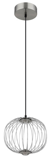 Globo Galway LED Hängeleuchte 15W Warmweiß Nickel Matt, Metall Memoryfunktion Ø30cm 15652HN