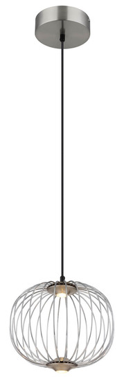 Globo Galway LED Hängeleuchte 15W Warmweiß Nickel Matt, Metall Memoryfunktion Ø30cm 15652HN