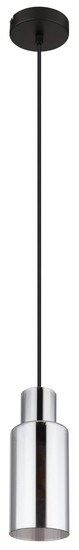 Globo Lidaria E27 Hängeleuchte 25W Schwarz Matt, Metall Ø10cm 15708H