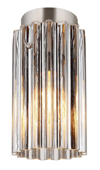 Globo Cayden E27 Deckenleuchte 40W Nickel Matt, Metall Ø11,5cm 15747D