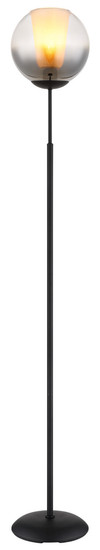 Globo Barry E27 Stehleuchte 40W Schwarz Matt, Metall Ø25cm 15749S
