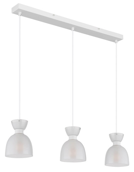 Globo Massey E14 Hängeleuchte 3-fach 40W Weiß Matt, Metall Ø13cm 15769W-3