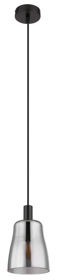 Globo Garri E14 Hängeleuchte 40W Schwarz Matt, Metall Ø14,5cm 15789H1B