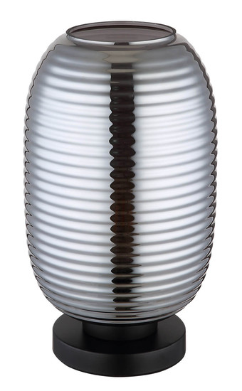Globo Jefrey E27 Tischleuchte 40W Schwarz Matt, Metall Ø20cm 15794T