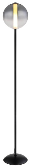 Globo Lacy LED Stehleuchte 19W Warmweiß Schwarz Matt, Metall Ø25cm 15798S
