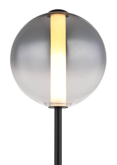 Globo Lacy LED Stehleuchte 19W Warmweiß Schwarz Matt, Metall Ø25cm 15798S