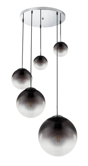 Globo Varus E27 Hängeleuchte 3-fach 40W Verchromt, Metall 150cm 15861-5