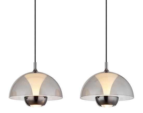 Globo Arus LED Hängeleuchte 30W Warmweiß Schwarz Matt, Metall Ø22cm 16022-3