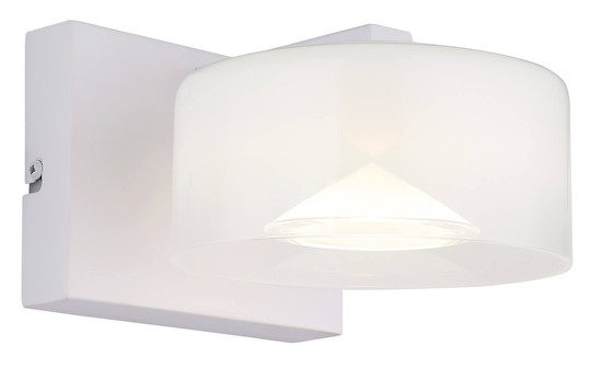 Globo Belinda LED Wandleuchte 6W Neutralweiß Weiß Matt, Metall Ø15cm 16024WW