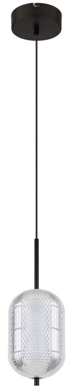 Globo Kurius LED Hängeleuchte 12W CCT Schwarz Matt, Metall Memoryfunktion Ø15cm 16043H