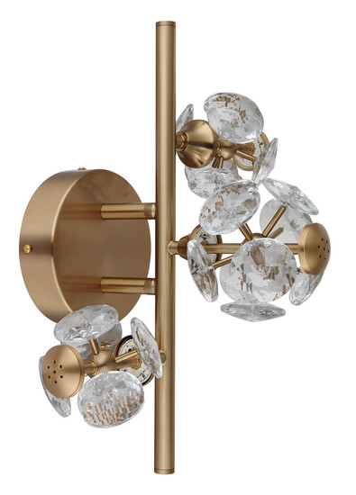 Globo Virina LED Wandleuchte 28,50W Warmweiß Goldfarben, Metall 27cm 16047-3W
