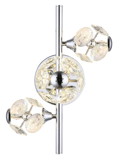 Globo Virina LED Wandleuchte 18W Warmweiß Verchromt, Metall 27cm 16047-3WC