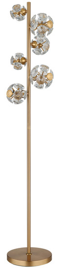 Globo Virina LED Stehleuchte 48W Warmweiß Goldfarben, Metall 155cm 16047S